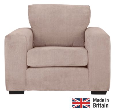 Heart of House Eton Fabric Chair - Old Rose.